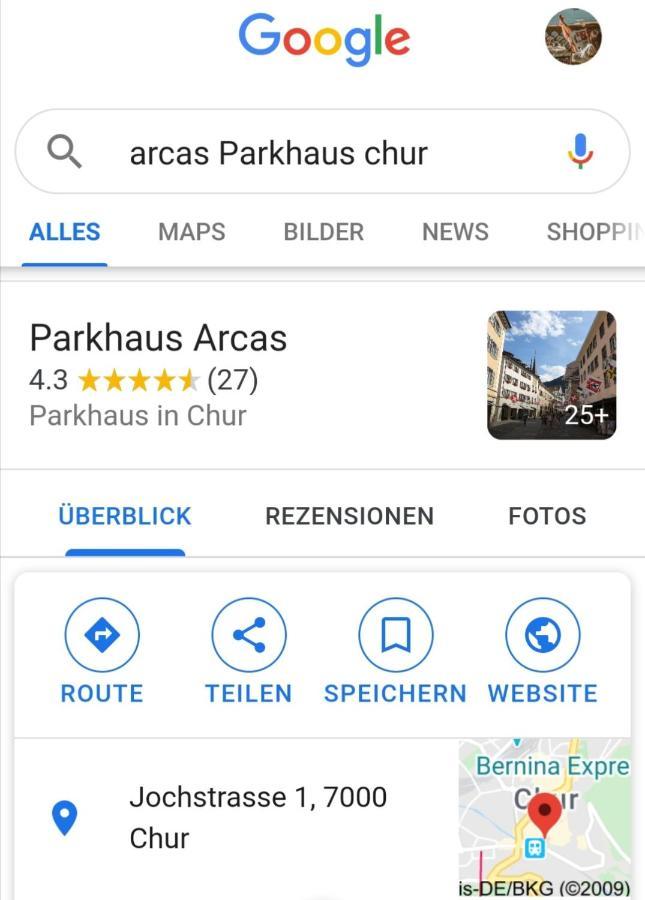 Ferienwohnung Pünctchen Chur Exterior foto