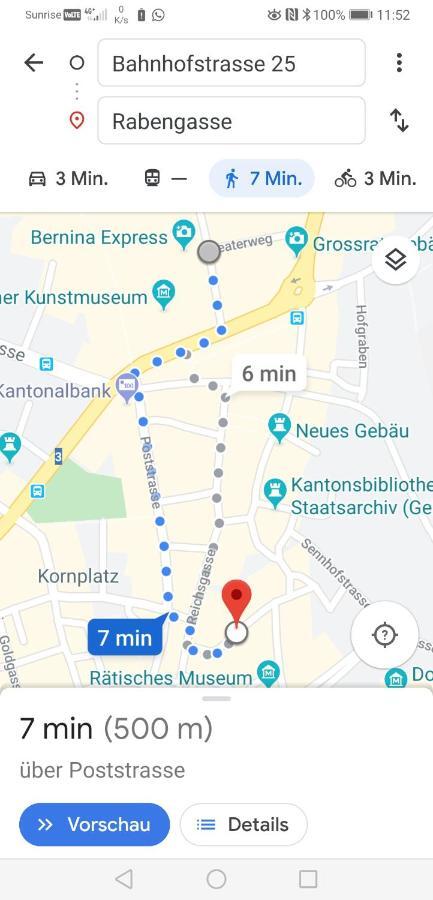 Ferienwohnung Pünctchen Chur Exterior foto
